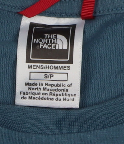 The North Face Men's Blue Short Sleeve T-Shirt, Size S