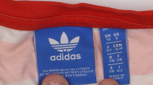 Adidas Women's Red Cotton T-Shirt Size 10: Casual Essential