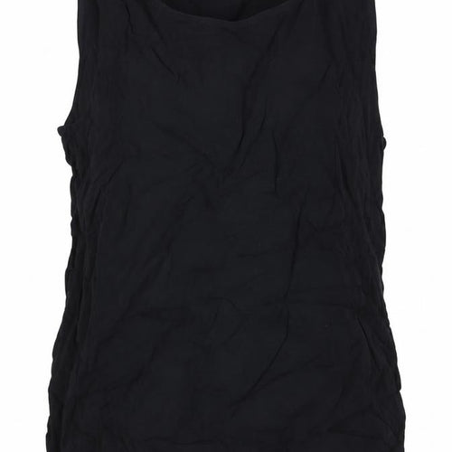 Jacqueline de Yong Women's Black Tank Top, Size 8, Casual
