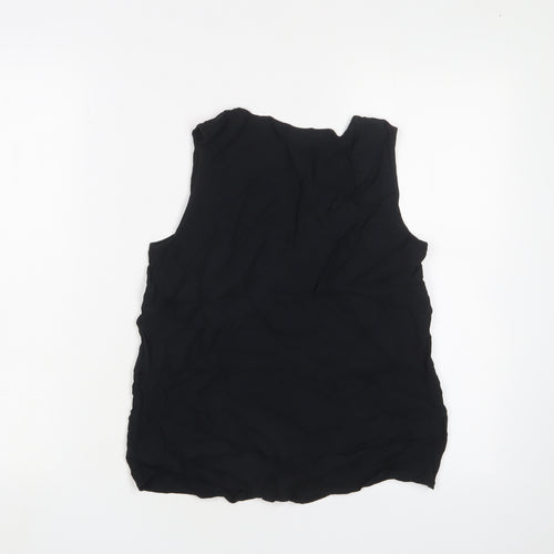 Jacqueline de Yong Women's Black Tank Top, Size 8, Casual