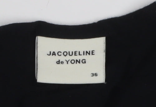 Jacqueline de Yong Women's Black Tank Top, Size 8, Casual