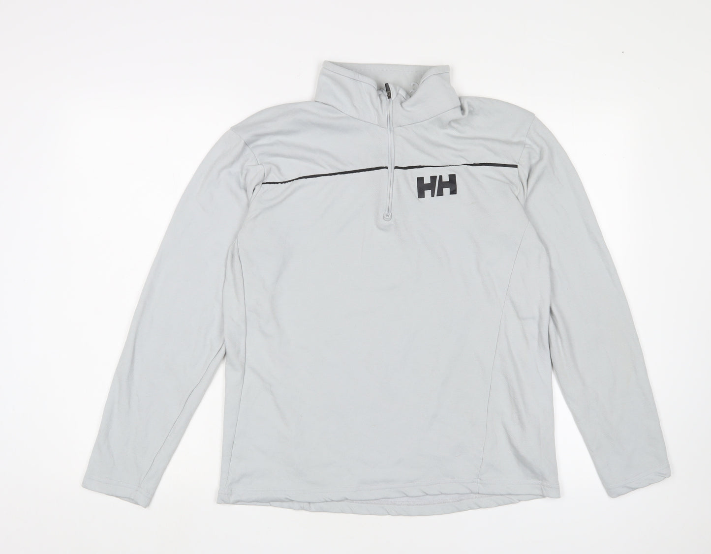 Helly Hansen Men's Grey 1/2 Zip Sweatshirt Large