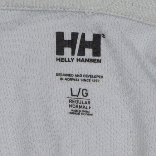 Helly Hansen Men's Grey 1/2 Zip Sweatshirt Large