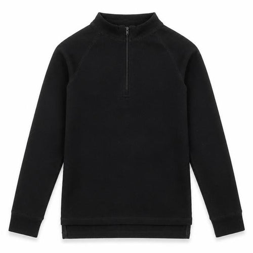 Trespass Boys Black Fleece Full Zip Sweatshirt 5-6 Years