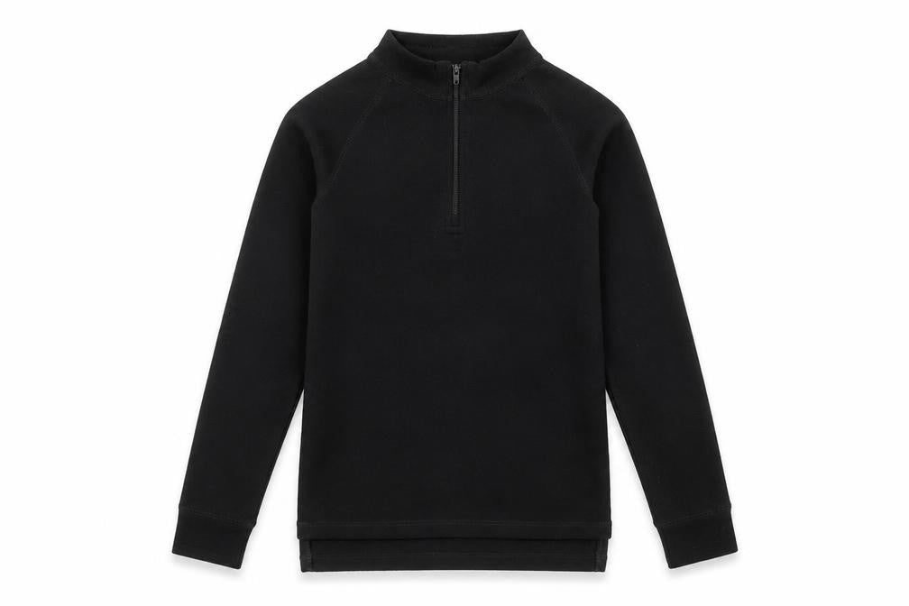 Trespass Boys Black Fleece Full Zip Sweatshirt 5-6 Years