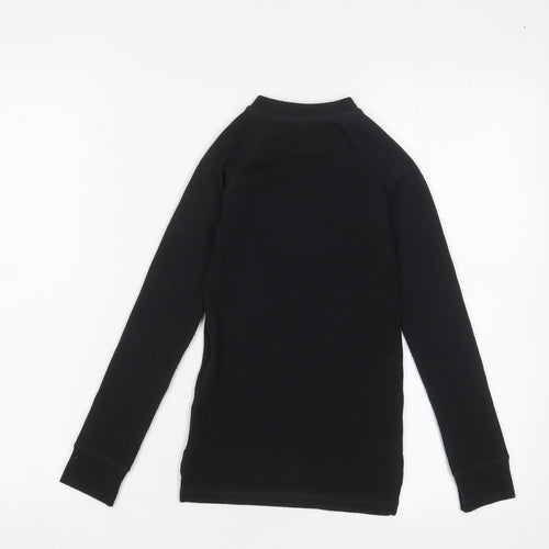 Trespass Boys Black Fleece Full Zip Sweatshirt 5-6 Years