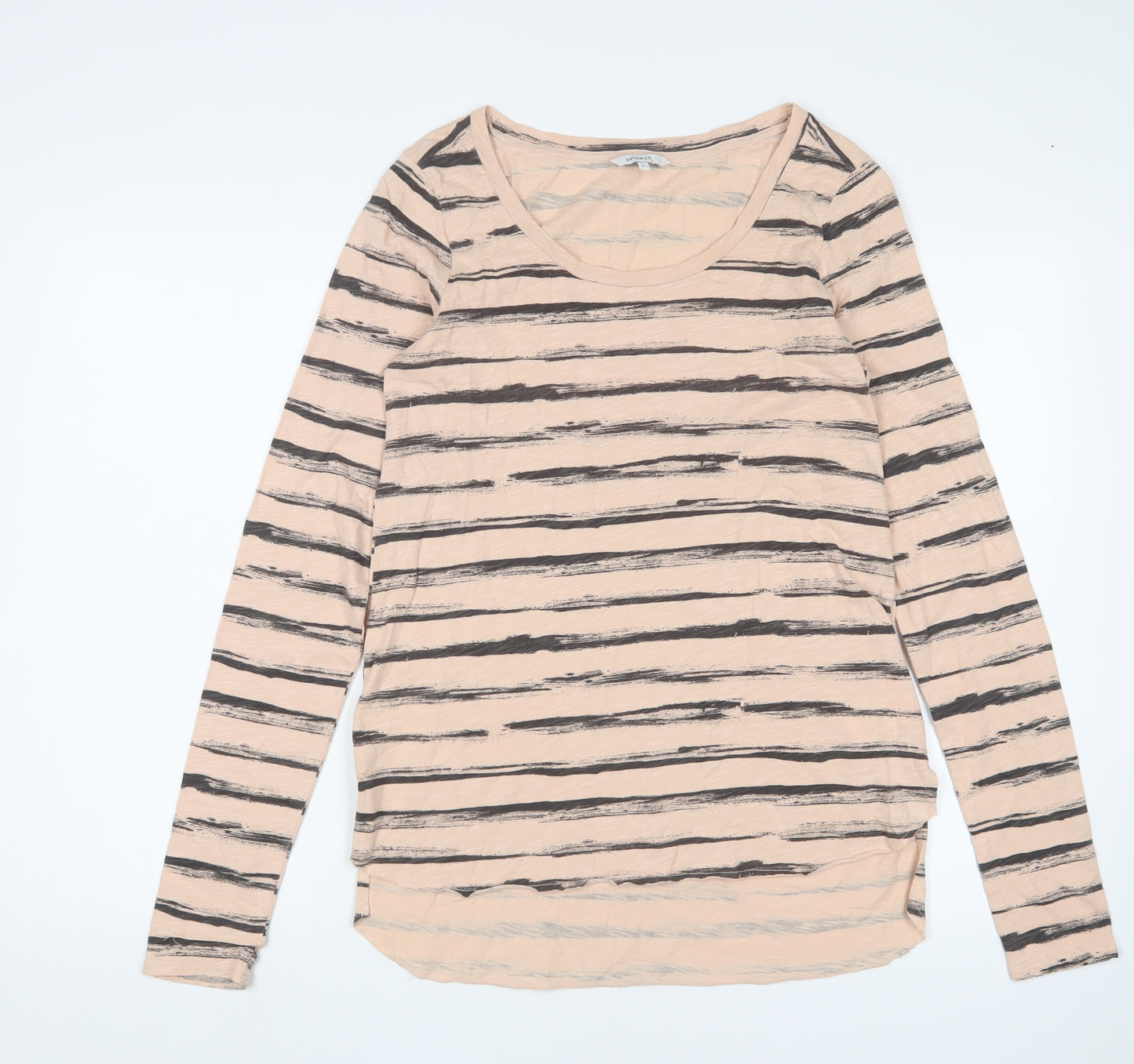 Sandwich Women's Beige Striped T-Shirt Size S