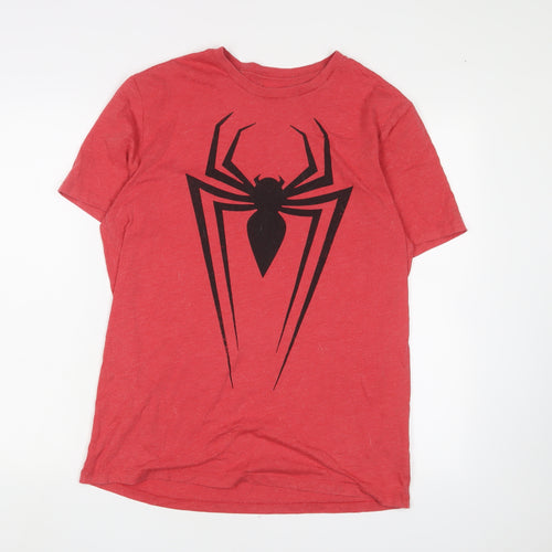 GAP Marvel Men's Red Spider-Man T-Shirt, M, Graphic Print