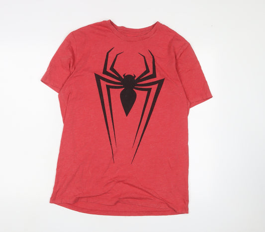 GAP Marvel Men's Red Spider-Man T-Shirt, M, Graphic Print