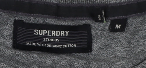 Superdry Men’s Grey Organic Cotton T-Shirt M