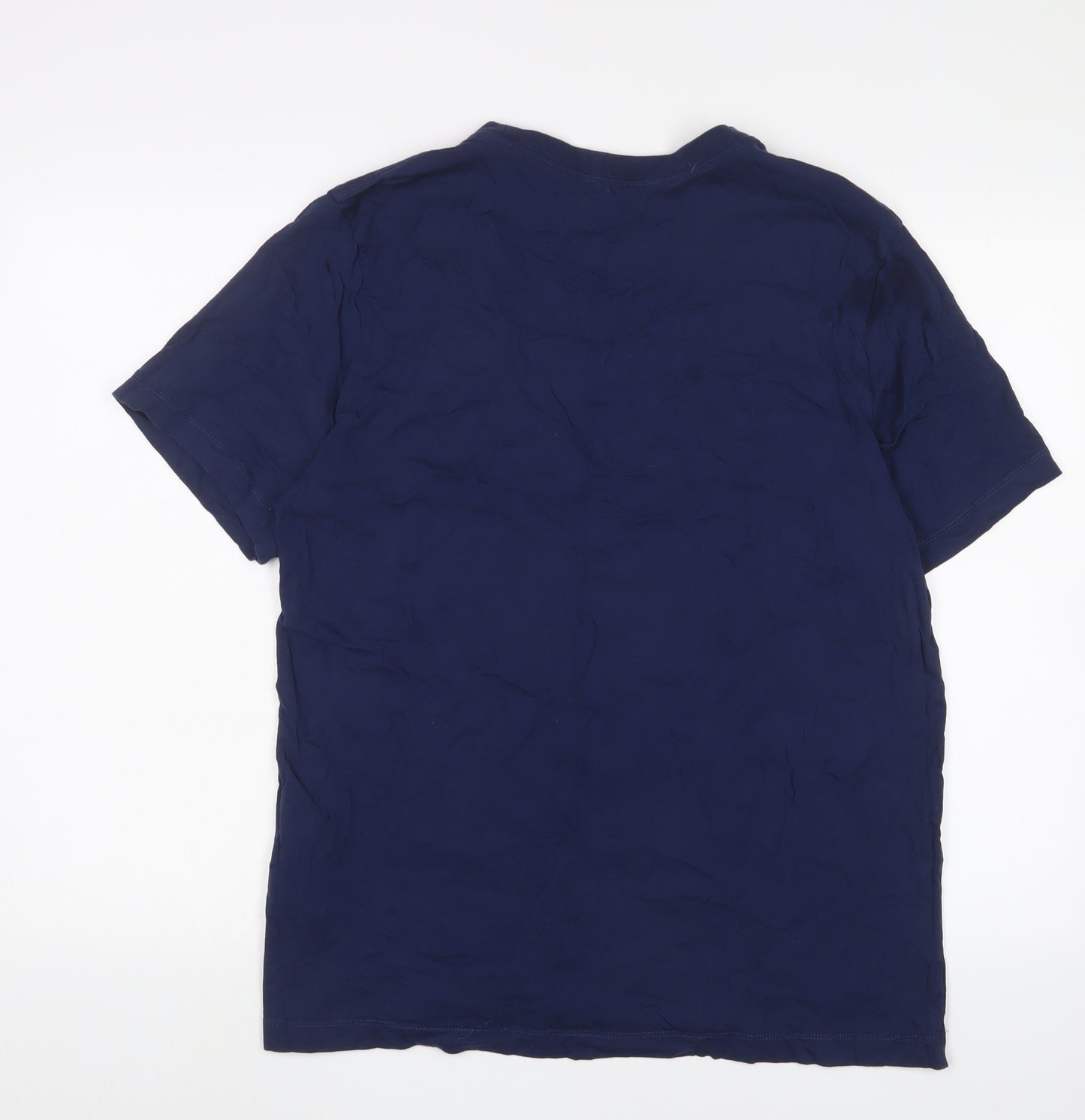 Nike Men's Blue XL T-Shirt, Crew Neck, Short Sleeve