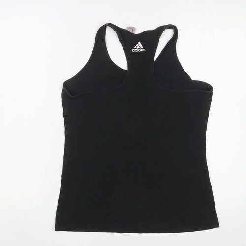 Adidas Women's Black Tank Top, Size 12-14, Athletic Fit