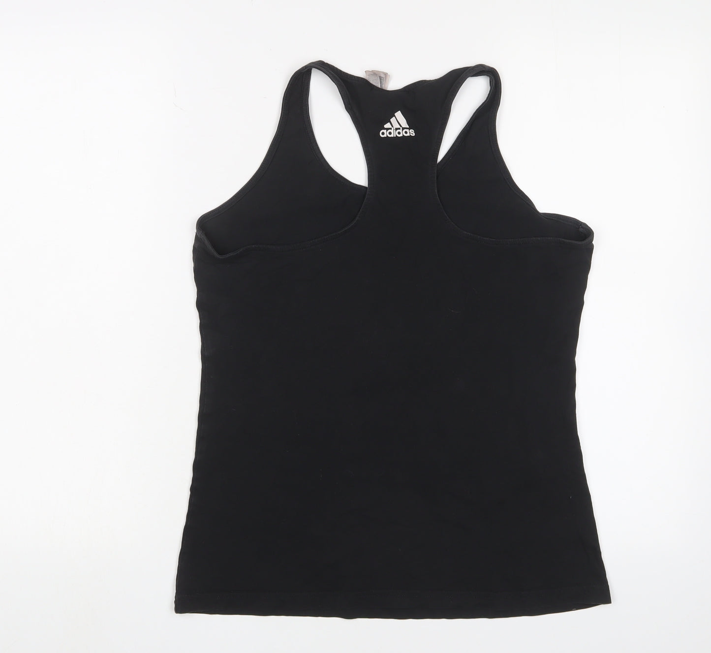 Adidas Women's Black Tank Top, Size 12-14, Athletic Fit