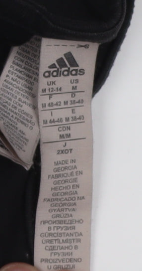Adidas Women's Black Tank Top, Size 12-14, Athletic Fit