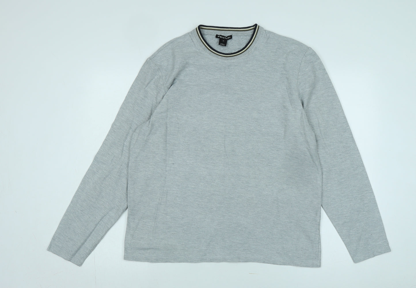 Whistles Men's Grey Pullover Sweatshirt XL Regular