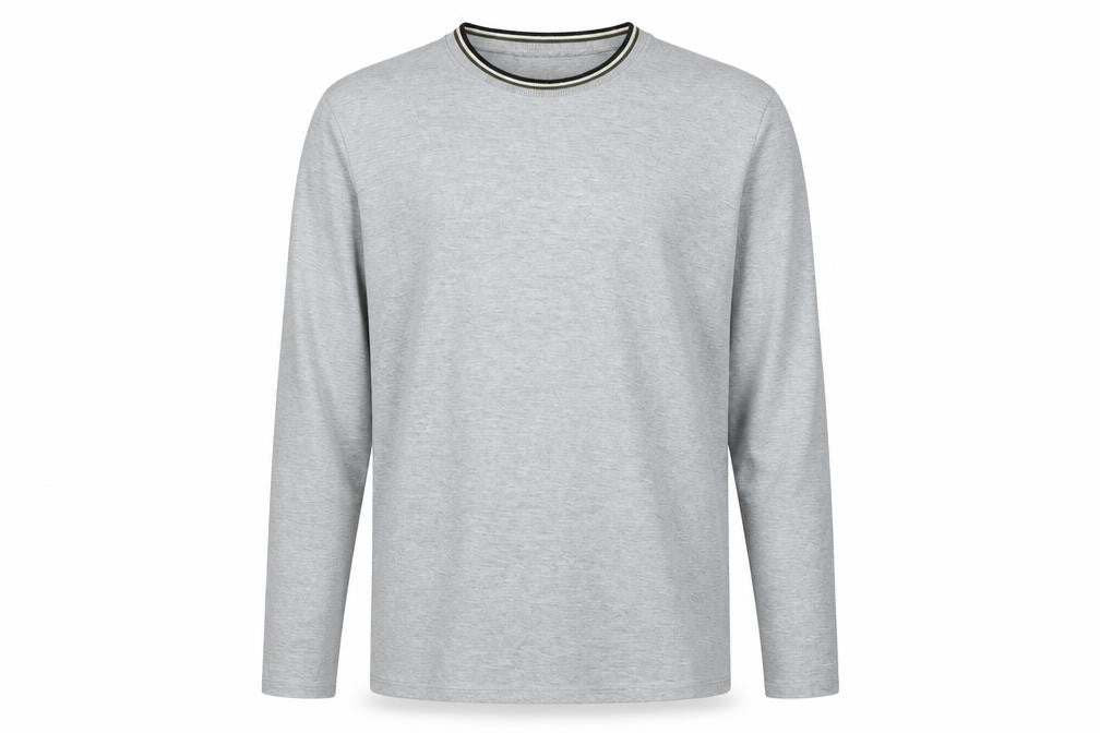 Front view of Whistles Men's Grey Pullover Sweatshirt XL Regular