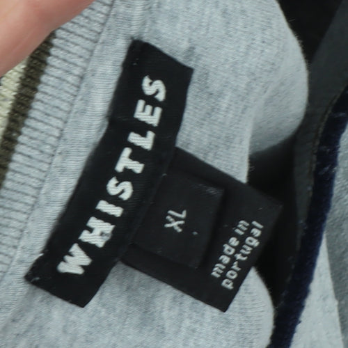Whistles Men's Grey Pullover Sweatshirt XL Regular