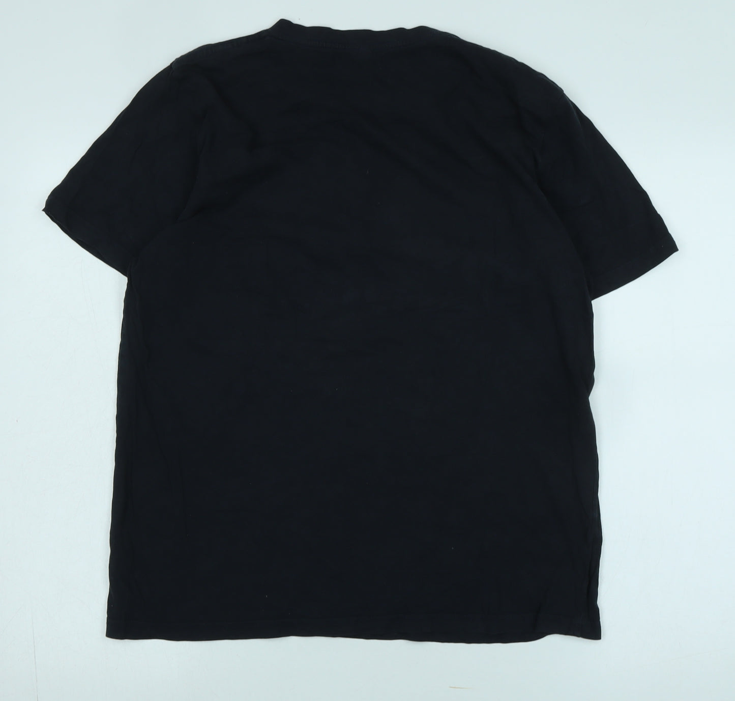 Rapanui Men's Black Bird Graphic Print T-Shirt Large