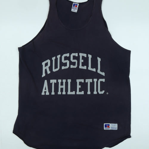 Russell Athletic Men's Black Sleeveless T-Shirt XL