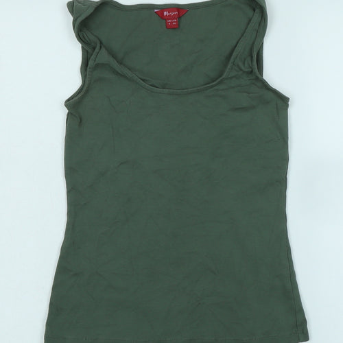 Monsoon Women's Green Sleeveless Tank Top Size 8