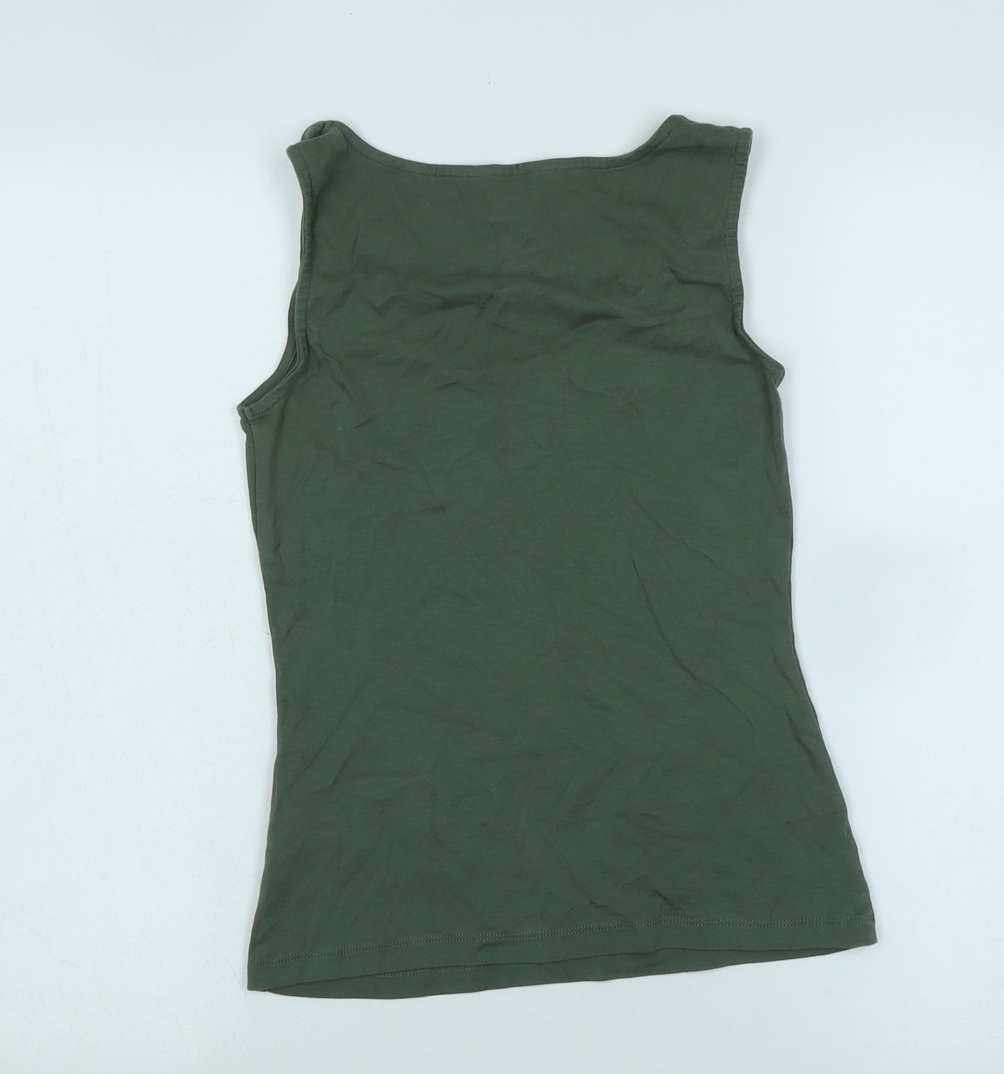 Monsoon Women's Green Sleeveless Tank Top Size 8