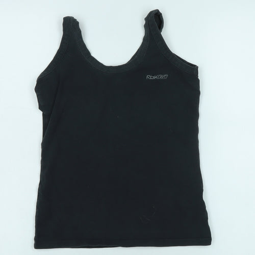 Reebok Women's Black Tank Top Size 12 Activewear