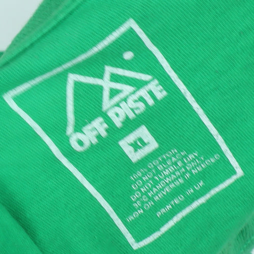 Off Piste Men's Green XL Graphic T-Shirt