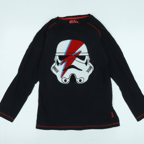 Marks and Spencer Boys Star Wars Black XS T-Shirt