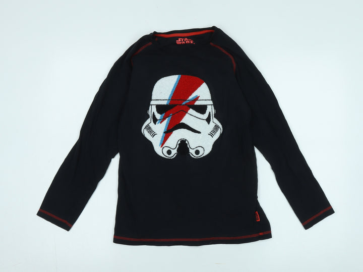 Marks and Spencer Boys Star Wars Black XS T-Shirt
