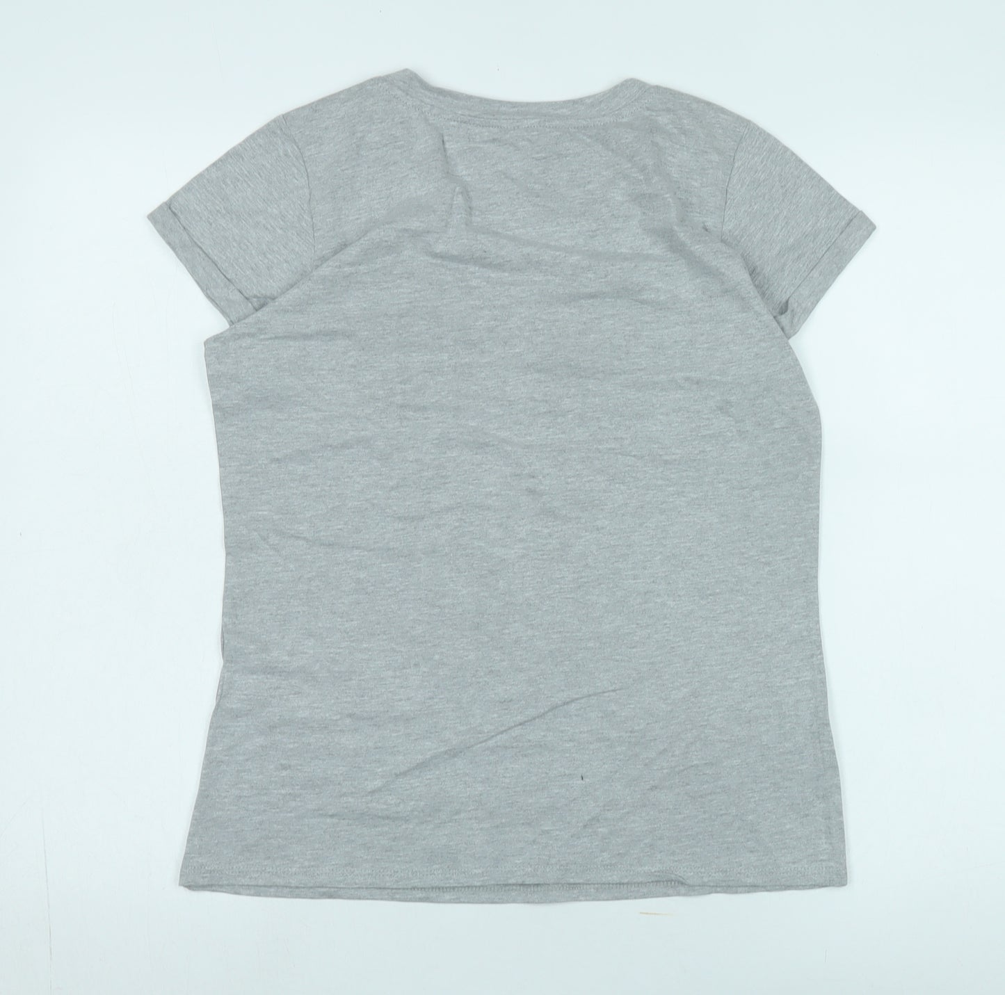 By Henry Holland Women's Grey Fox Print T-Shirt Size 10