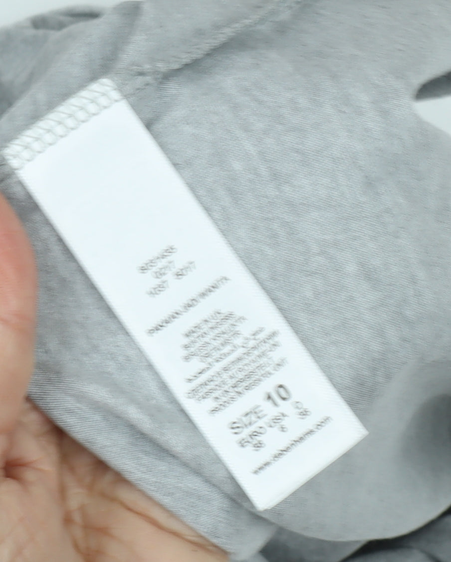 By Henry Holland Women's Grey Fox Print T-Shirt Size 10