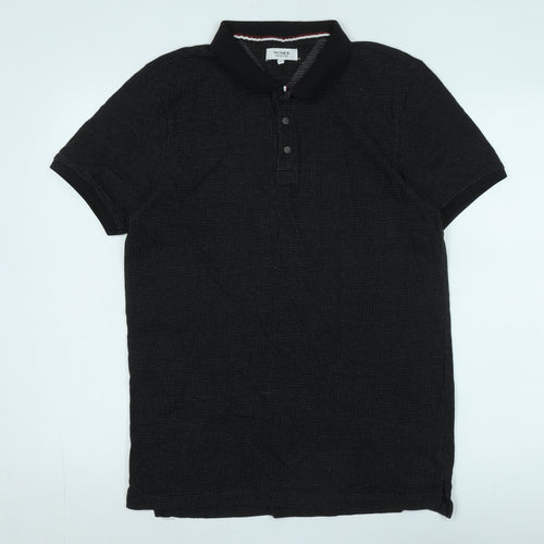 Nines Collection Men's Black Polo Shirt L Short Sleeve