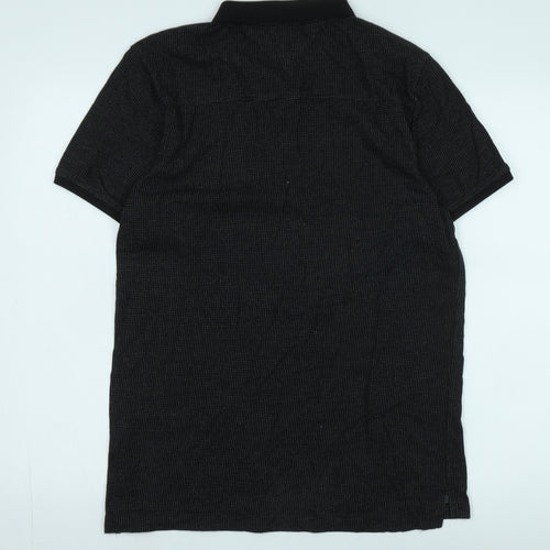 Nines Collection Men's Black Polo Shirt L Short Sleeve