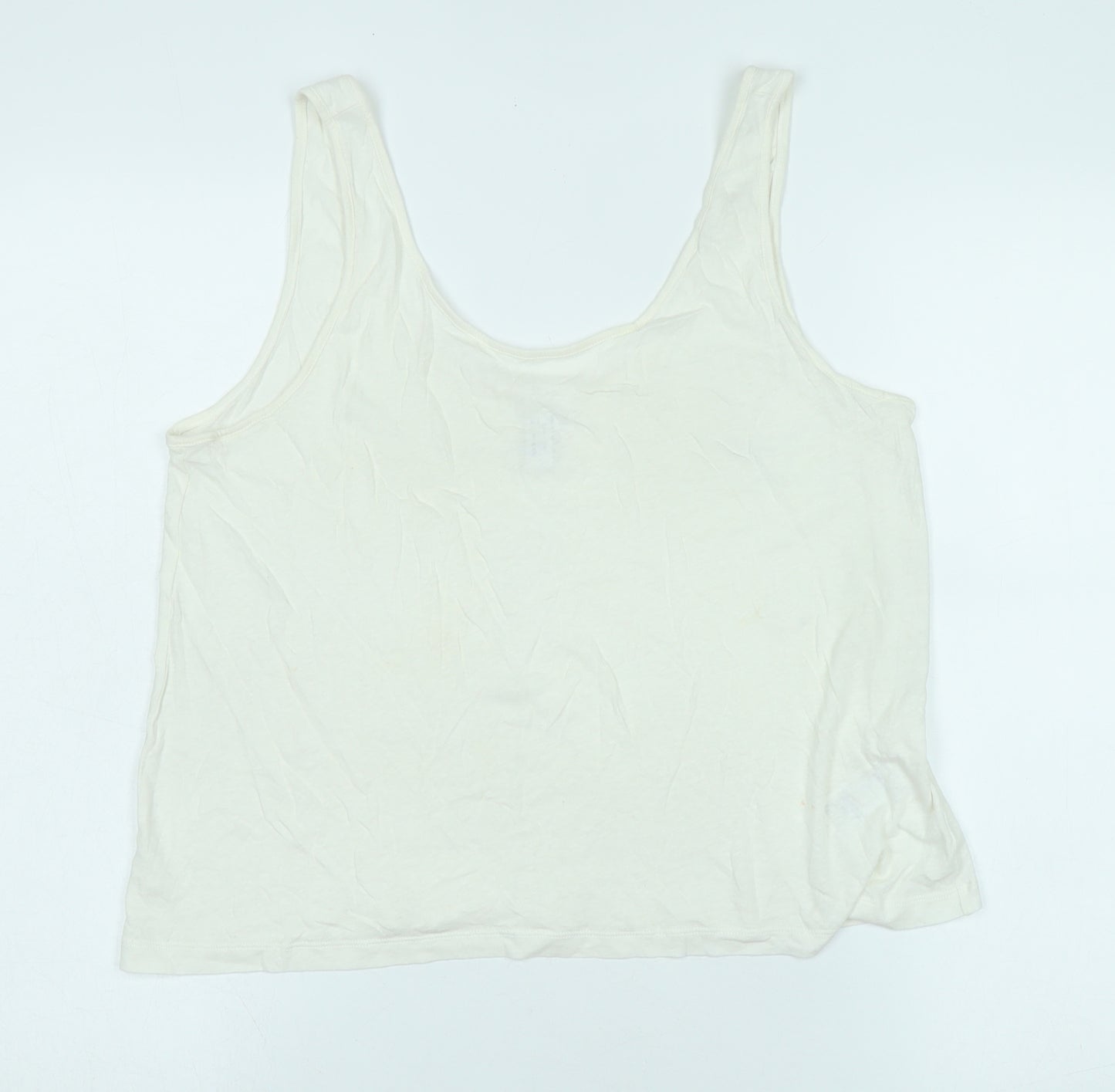 & Other Stories Women's White Basic Tank M