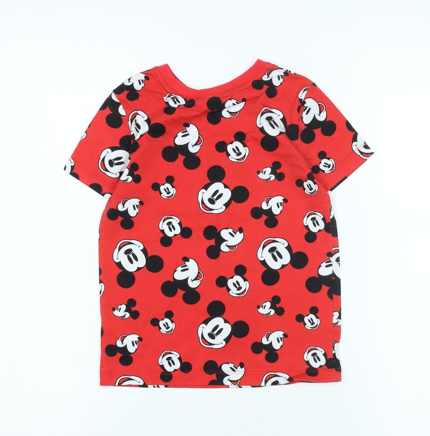 Disney at George Boys Red Mickey Mouse T-Shirt 5-6 Years