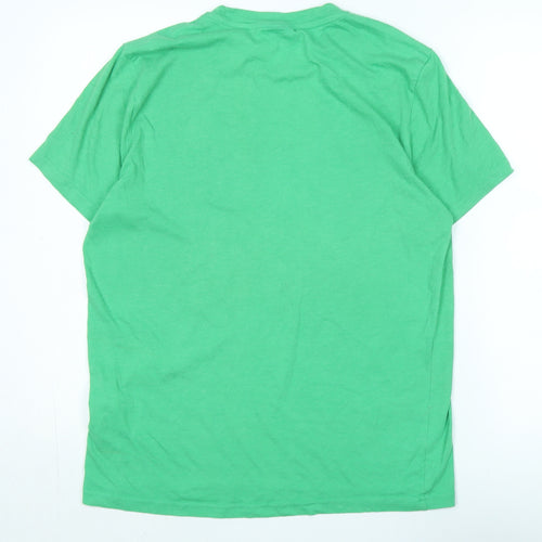 Champion Men's Green Medium T-Shirt, Short Sleeve Casual