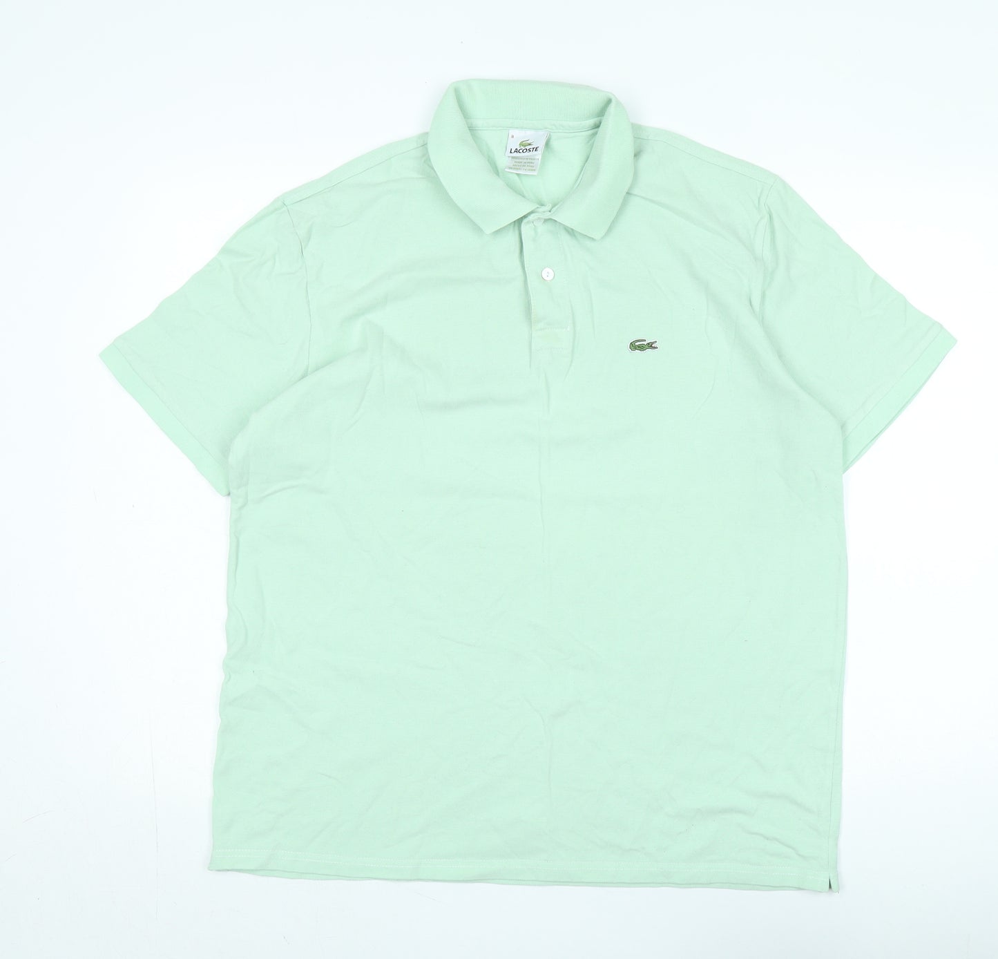 Lacoste Men's Green Cotton Polo T-Shirt 4XL