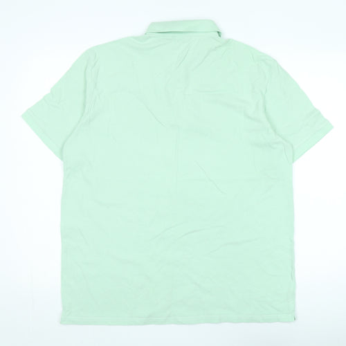 Lacoste Men's Green Cotton Polo T-Shirt 4XL
