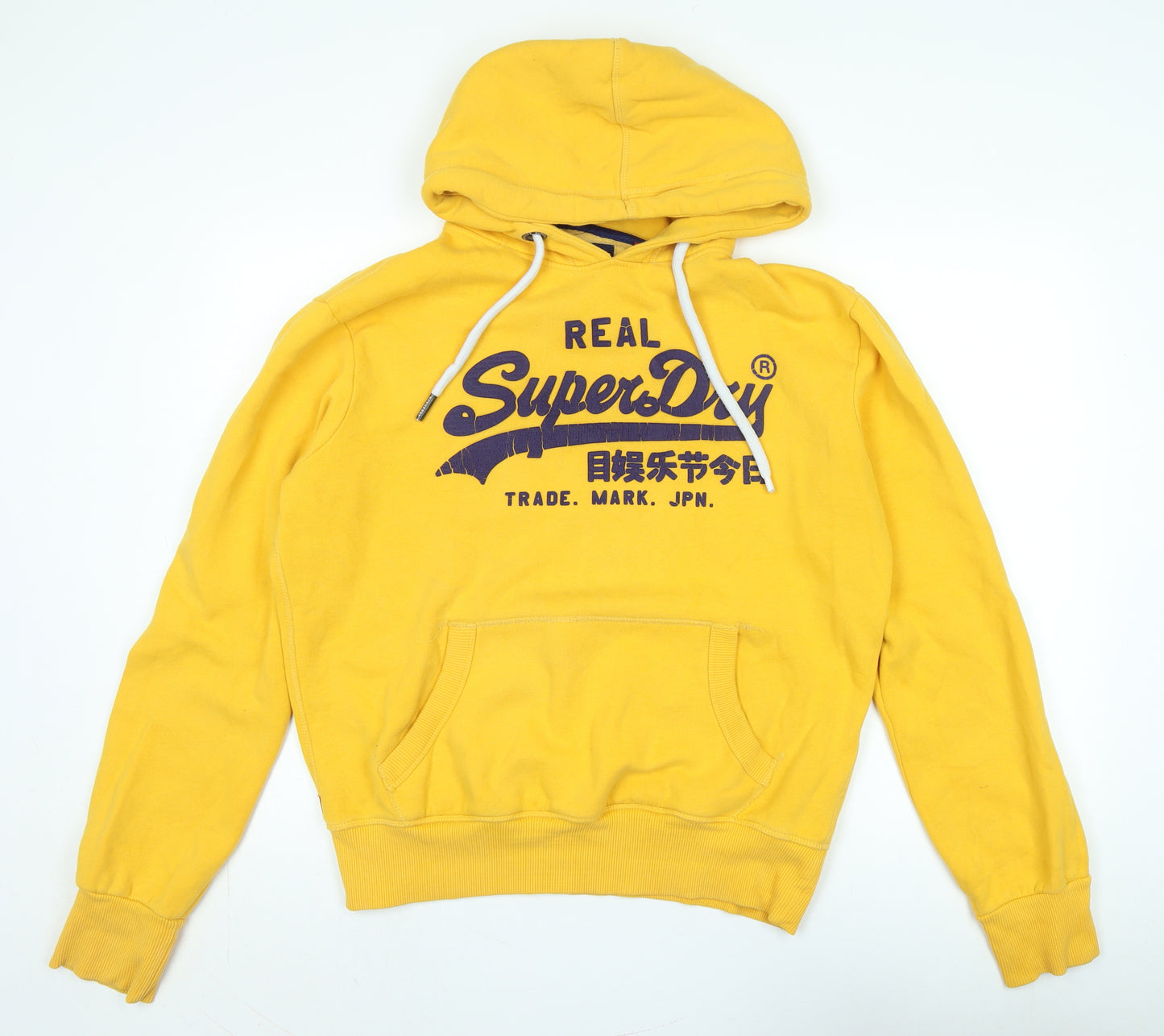 Superdry Men's Yellow Pullover Hoodie M