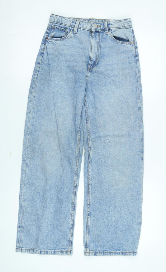 H&M Girls Blue Straight Jeans Size 12