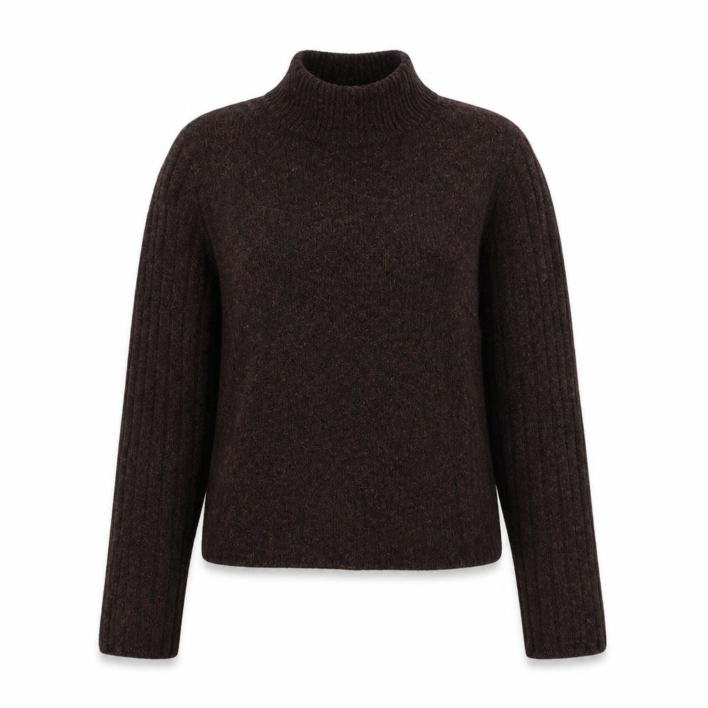 Front view of BDG Women's Brown Knit jumper XS