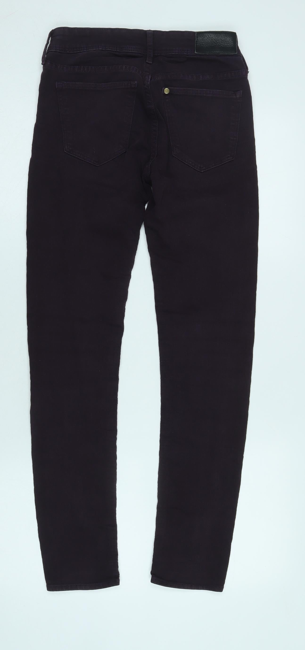 H&M Women's Black Skinny Jeans Slim Fit Size 12