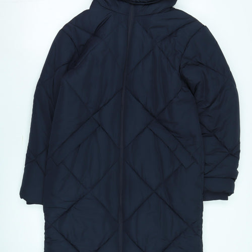 Marks and Spencer Women's Black Puffer Coat Size 8