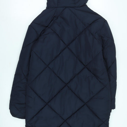 Marks and Spencer Women's Black Puffer Coat Size 8