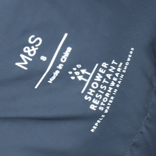 Marks and Spencer Women's Black Puffer Coat Size 8