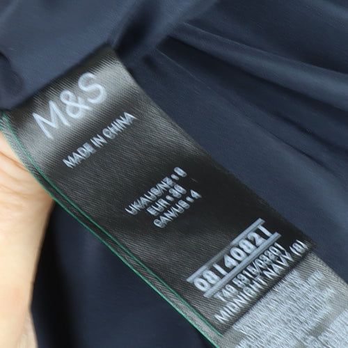 Marks and Spencer Women's Black Puffer Coat Size 8