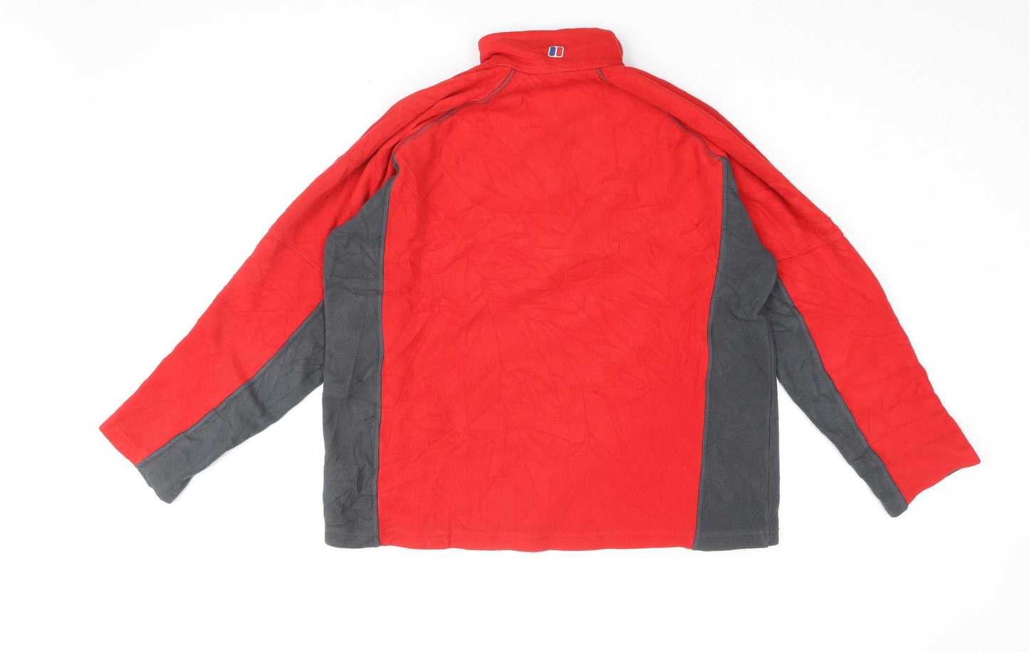 Berghaus Men's Red 1/2 Zip Fleece Sweatshirt L