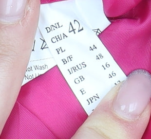 Taifun Women's Pink Jacket Size 18 Casual Button Design