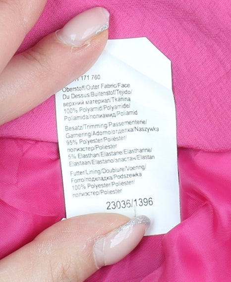 Taifun Women's Pink Jacket Size 18 Casual Button Design