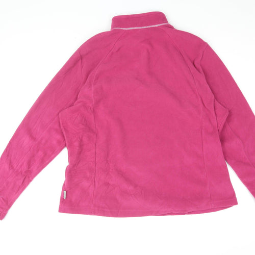 Quechua Women's Pink 1/2 Zip Sweatshirt 2XL